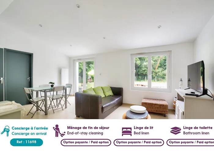 850m De La Maison Neuve Pour 6 En Foret Hébergement de vacances Longeville-sur-Mer